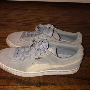 Puma light blue sneakers